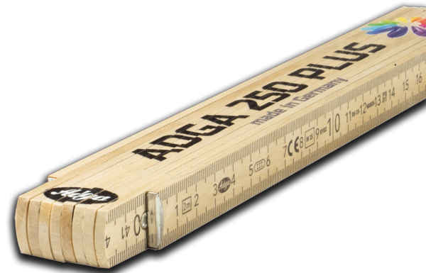 ADGA 250 natur Meterstab bedrucken lassen